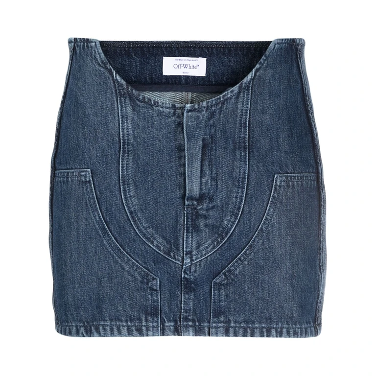 Off-White Off White Skirts Blue Cotton - Women