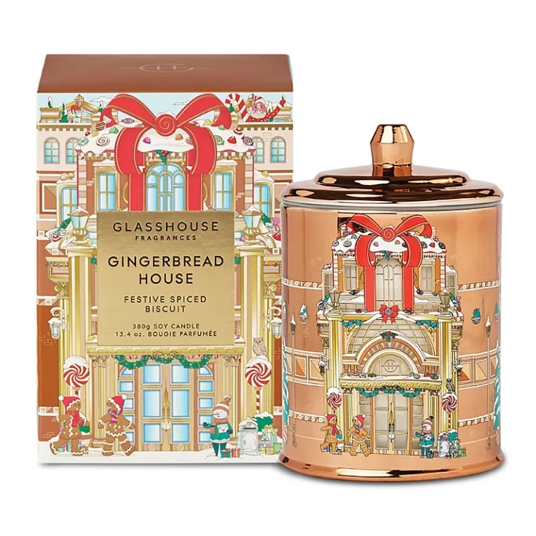 Glasshouse Fragrances Gingerbread House Candle