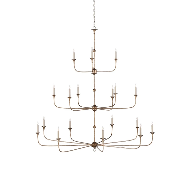 Pyrite Bronze Chandelier