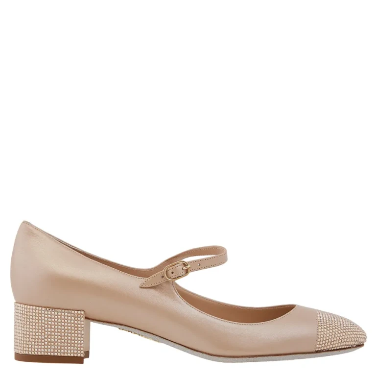 Rene Caovilla Kristen Crystal Embellished Pumps