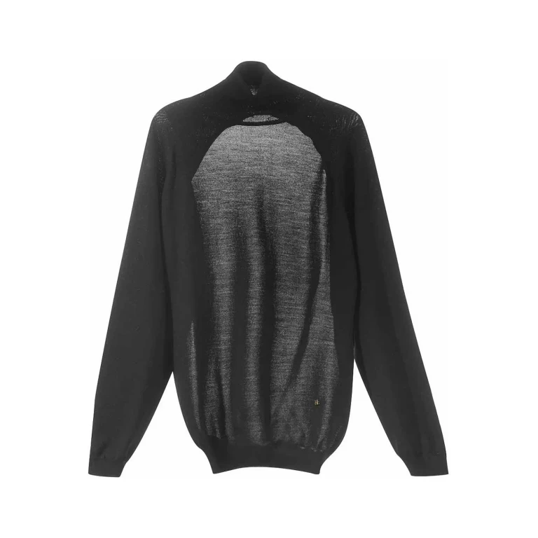 Moschino Pull Col Roulé - Noir