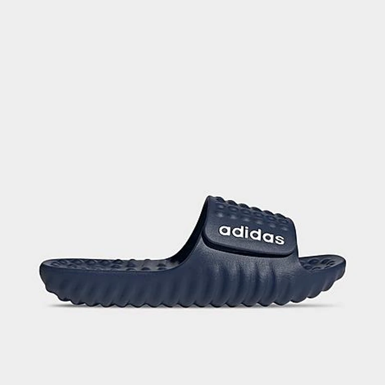 adidas Men's adissage 360Rec Slide Sandals in Team Navy Blue/Cloud White/Team Navy Blue Size: 4.0
