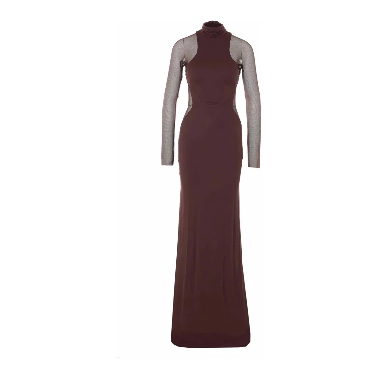 Elisabetta Franchi Robe De Soirée - Marron