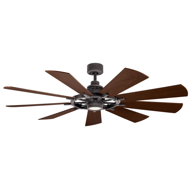 Gentry 65" Indoor Ceiling Fan in Weathered Zinc