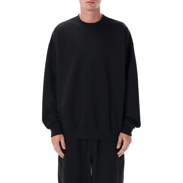 Y-3 Brushed Terry Loose-fit Crewneck Sweatshirt
