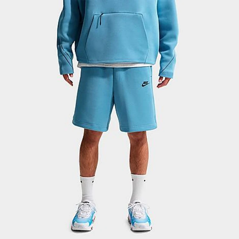 Nike Men's Tech Fleece Shorts in Work Blue/Black Size: XS