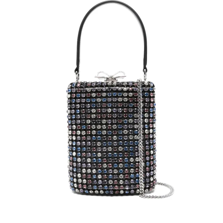 Mini bolso tote Self-portrait con cristales