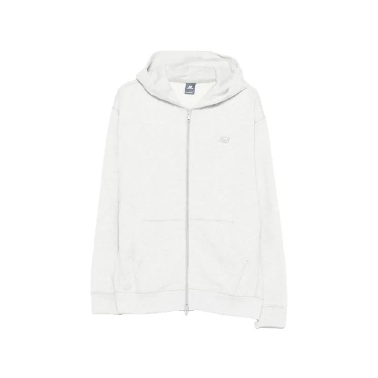 Felpa con cappuccio e zip New Balance