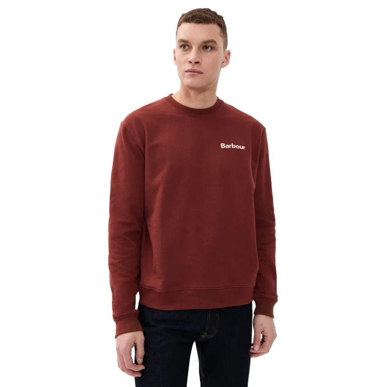 Sweat-shirt Barbour Firbank Relaxed Fired Brick XXL