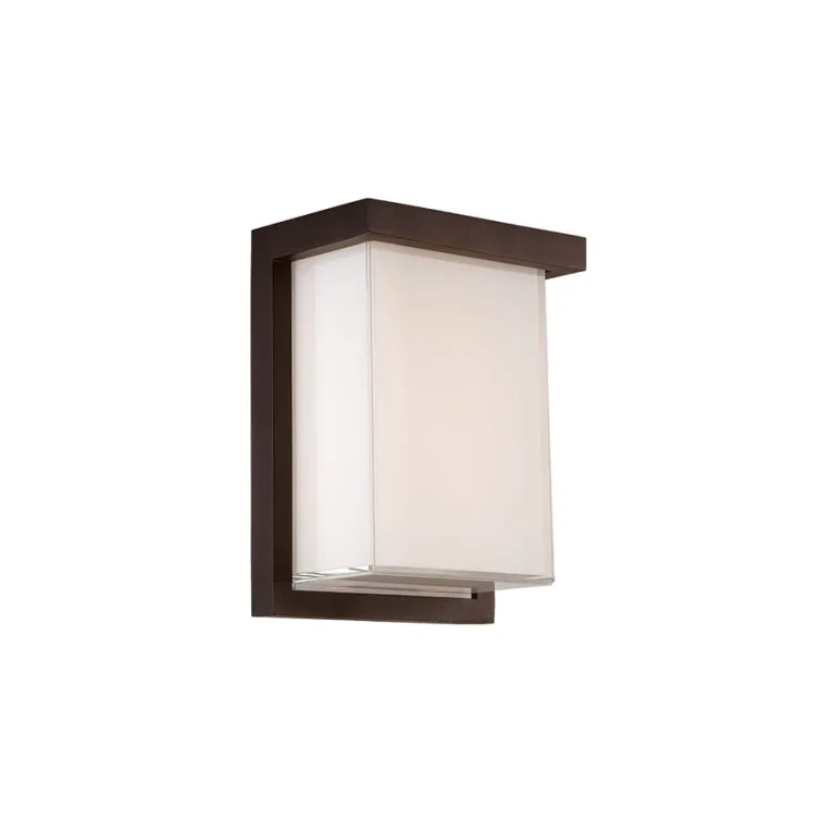 Modern Forms Ledge 1-Light Outdoor Wall Light in Bronze