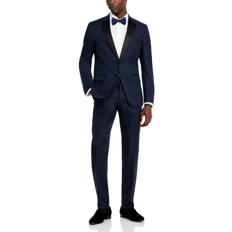 Boss H-Huge Navy Slim Fit Tuxedo