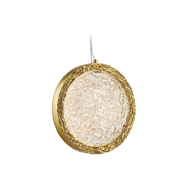 Bottega LED Pendant in Polished Brass