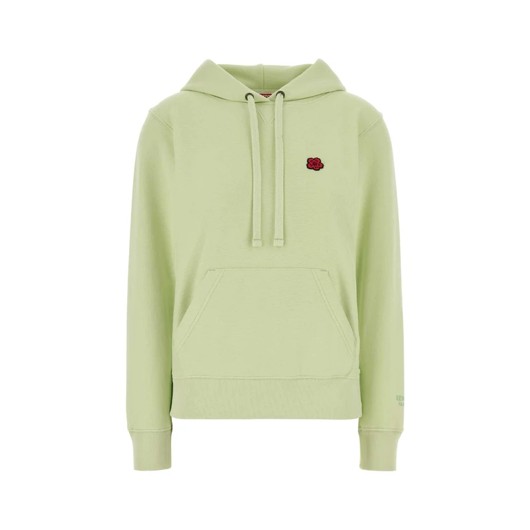 Light Green Cotton Sweatshirt Almondgreen Exterior: Felpe - Women
