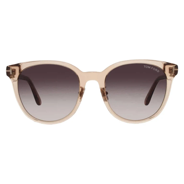 Tom Ford Gradient Smoke Round Ladies Sunglasses FT1133-K 45B 55