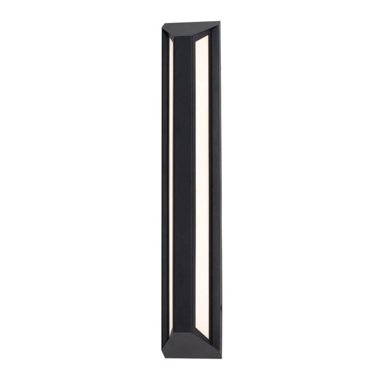 Black LED Outdoor Wall Sconce from the Fulton Collection