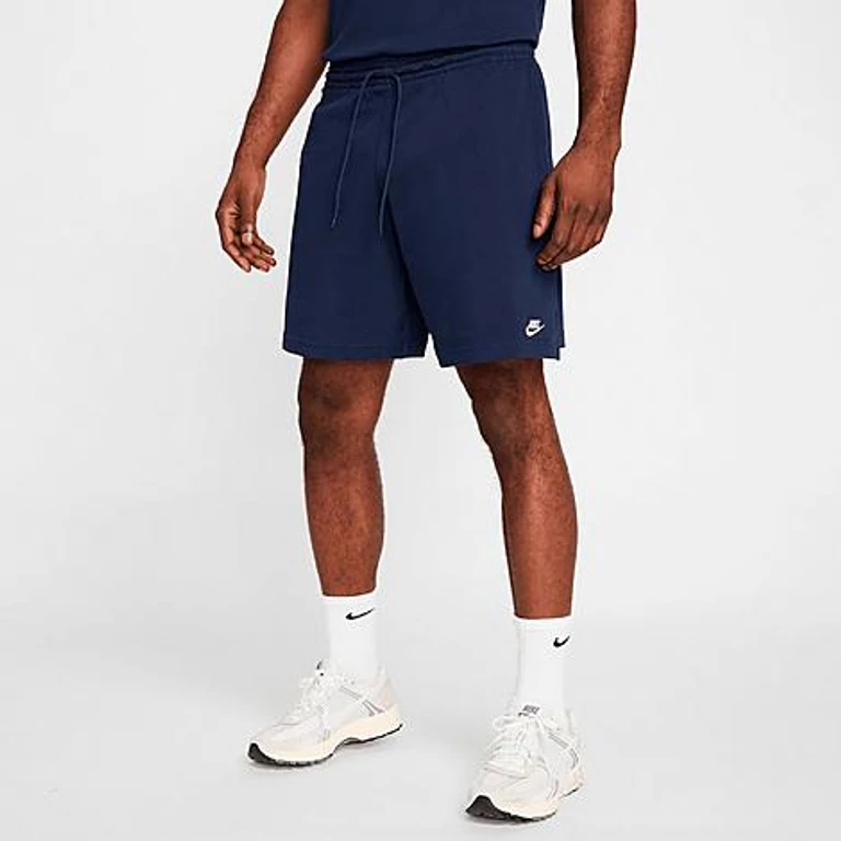 Nike Men's Club Knit Shorts in Obsidian/White Size: XS