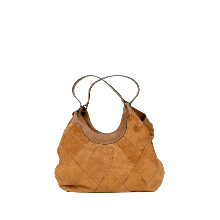 Michael Kors Leather And Fabric Bag