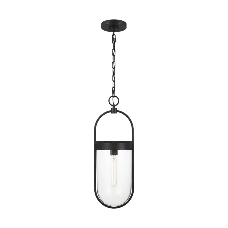 Visual Comfort Studio Blaine Pendant Light in Aged Iron by Chapman & Myers