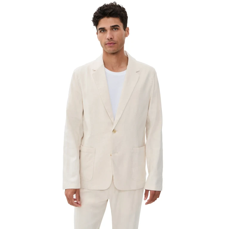 Marine Layer Hemp Blazer Natural XL