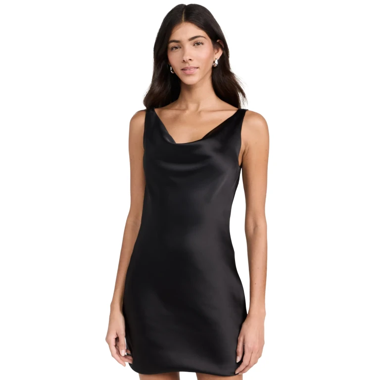 Norma Kamali Maria Mini Dress Black XXS