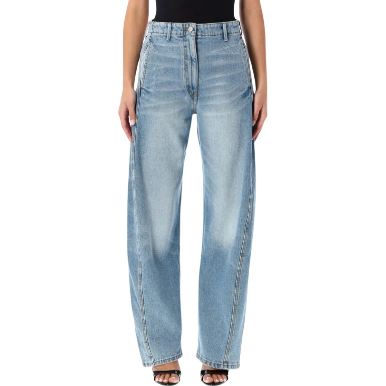 Magda Butrym Relaxed Fit Mid-waist Denim Pant