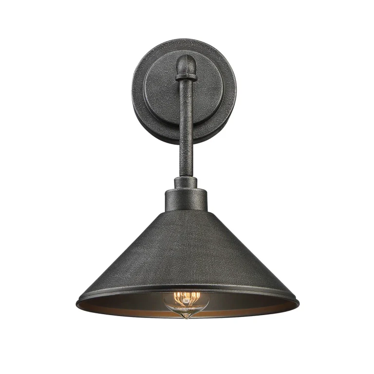 Savoy House Dansk 1-Light Damp Rated Sconce in Galvanized Metal - 9-6074-1-90