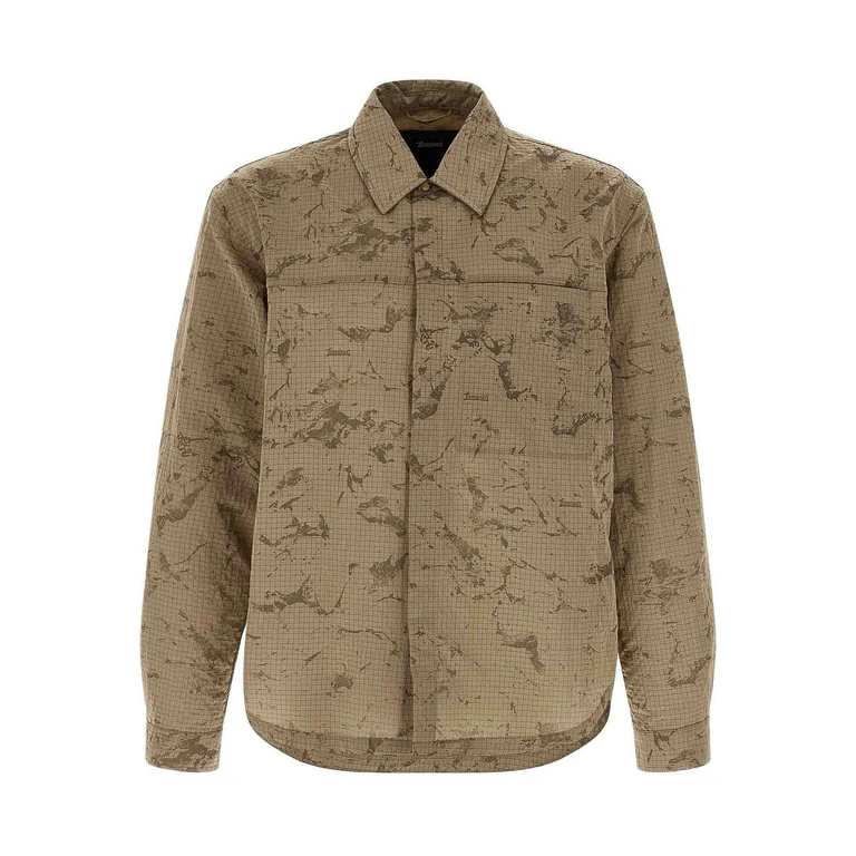 Laminar Ripstop overshirt Beige Polyamide Shirt, Blouse - Men