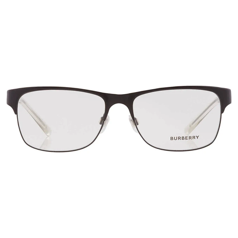 Burberry Transparent Rectangular Men's Eyeglasses BE1289 1007 55
