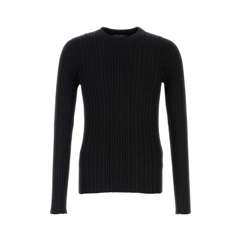 Dolce & Gabbana Black Silk Blend T-shirt