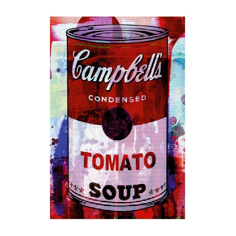 Classis Soup Can Art Print | Andrew Martin Campbell's Tomato