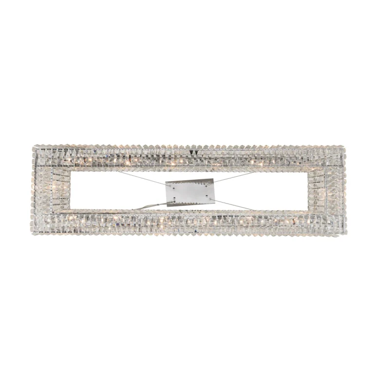 Rettangolo 14-Light 15" Pendant Light in Chrome