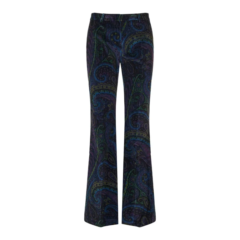 Etro Corduroy Pants With Flared Legs