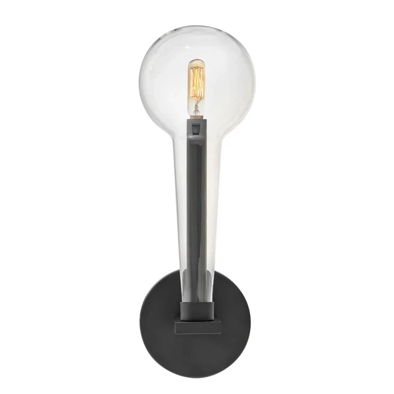 Black LED Wall Sconce from the Alchemy Collection