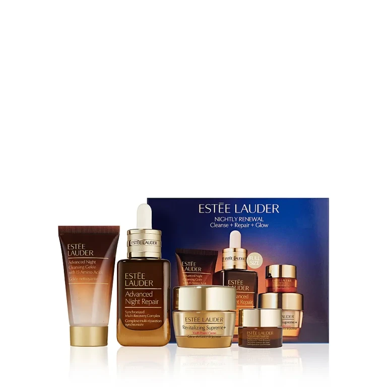 Estee Lauder Nightly Renewal Skincare Set ($197 value)