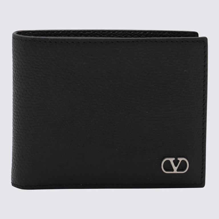 Valentino Garavani Wallets Black _le - Men