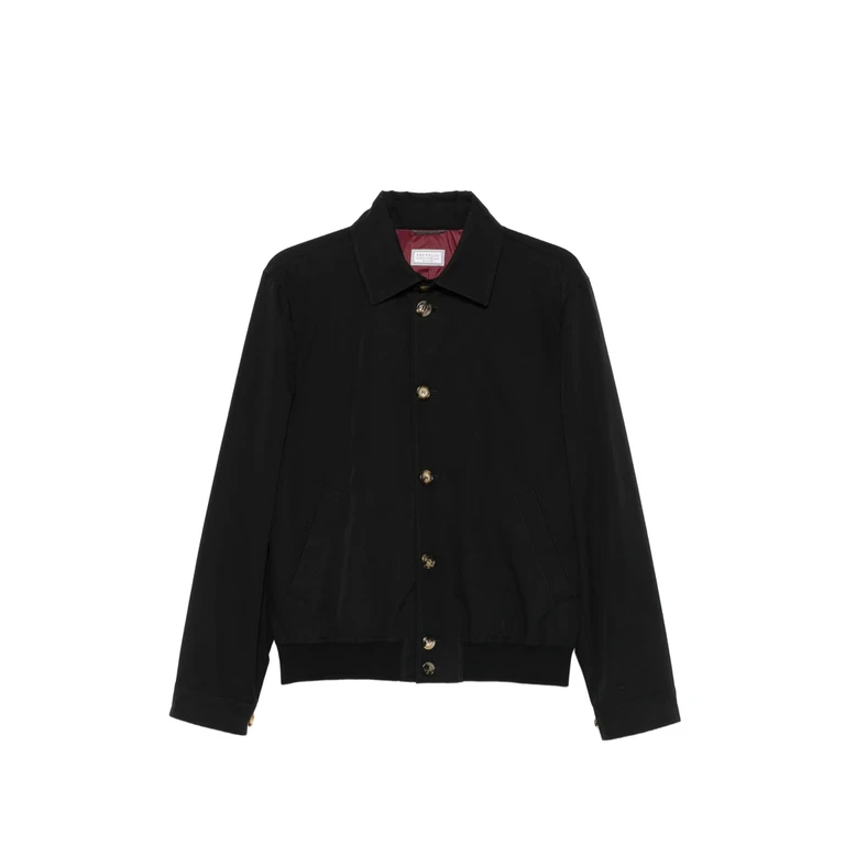 Brunello Cucinelli Button-fastening Bomber Jacket