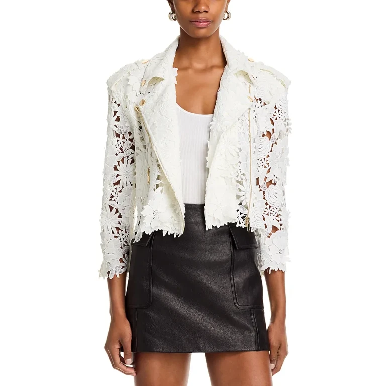 Generation Love Crawford 3D Lace Moto Jacket