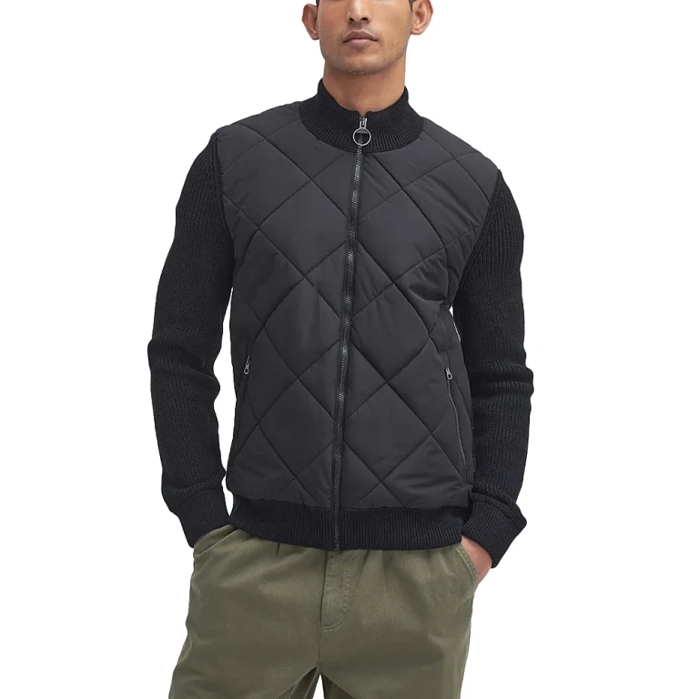 Barbour Newland Zip Through Knitted Sweater