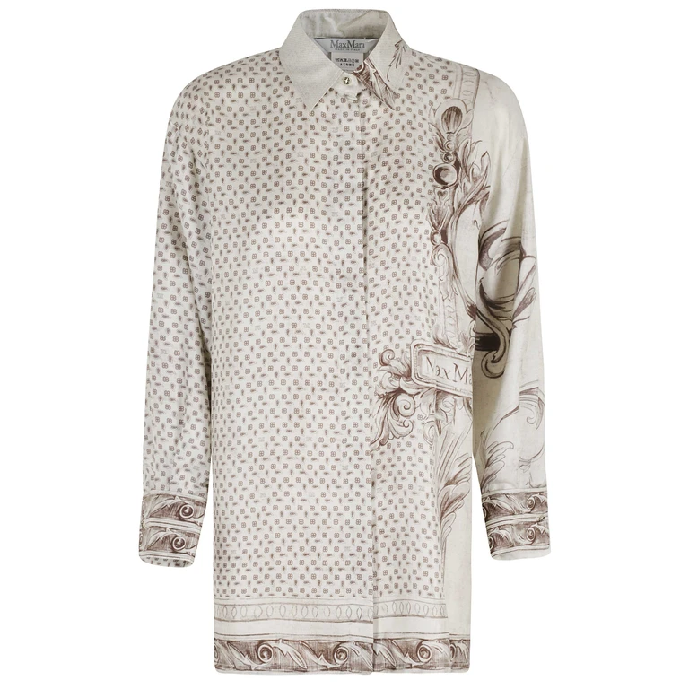Max Mara Grado Nude & Neutrals Seta Camicia - Women