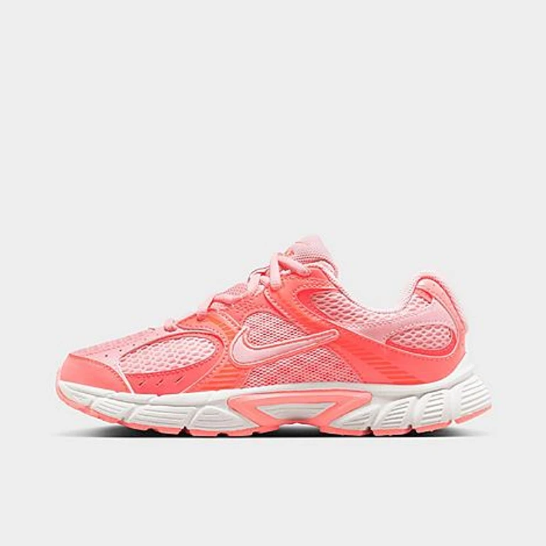 Nike Big Kids V5 RNR Casual Shoes in Pink Bloom/Lava Glow/Hot Lava Size: 3.5