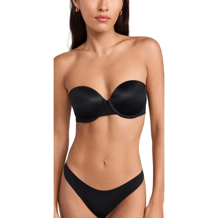 SPANX SPANXsmooth Suit Your Fancy Strapless Bra Very Black 34DD
