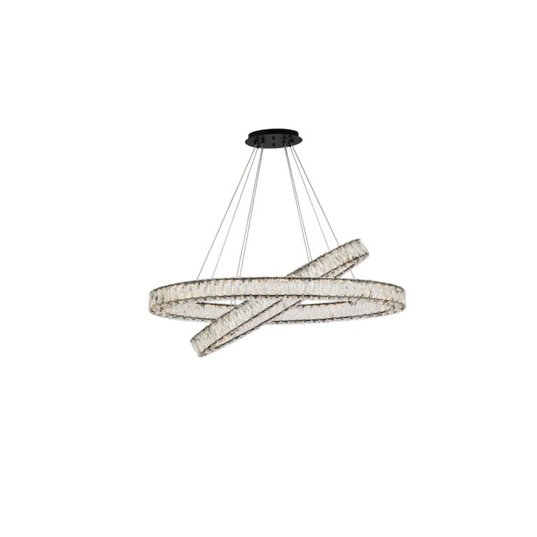Black LED Pendant from the Monroe Collection