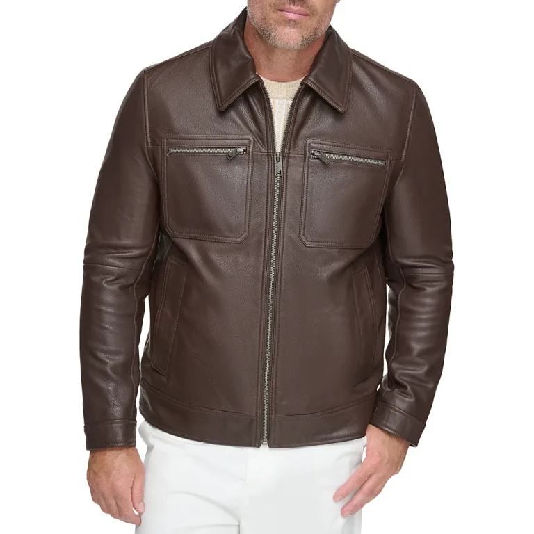 Andrew Marc Halen Leather Jacket