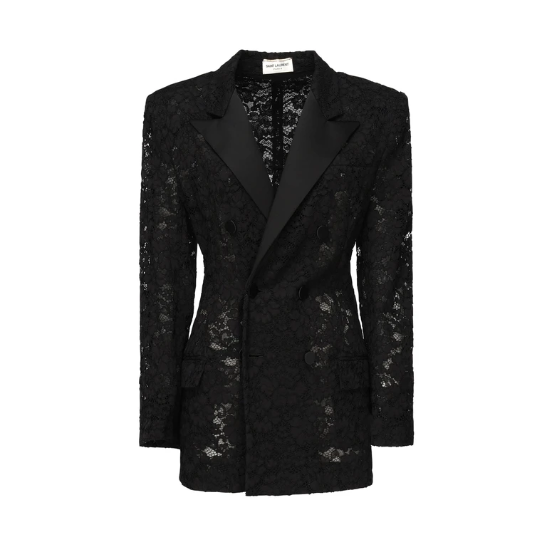 Saint Laurent Jackets Black - Women