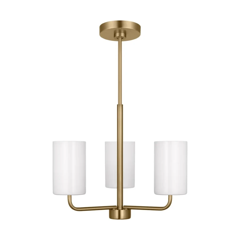 Satin Bronze Chandelier from the Rhett Collection