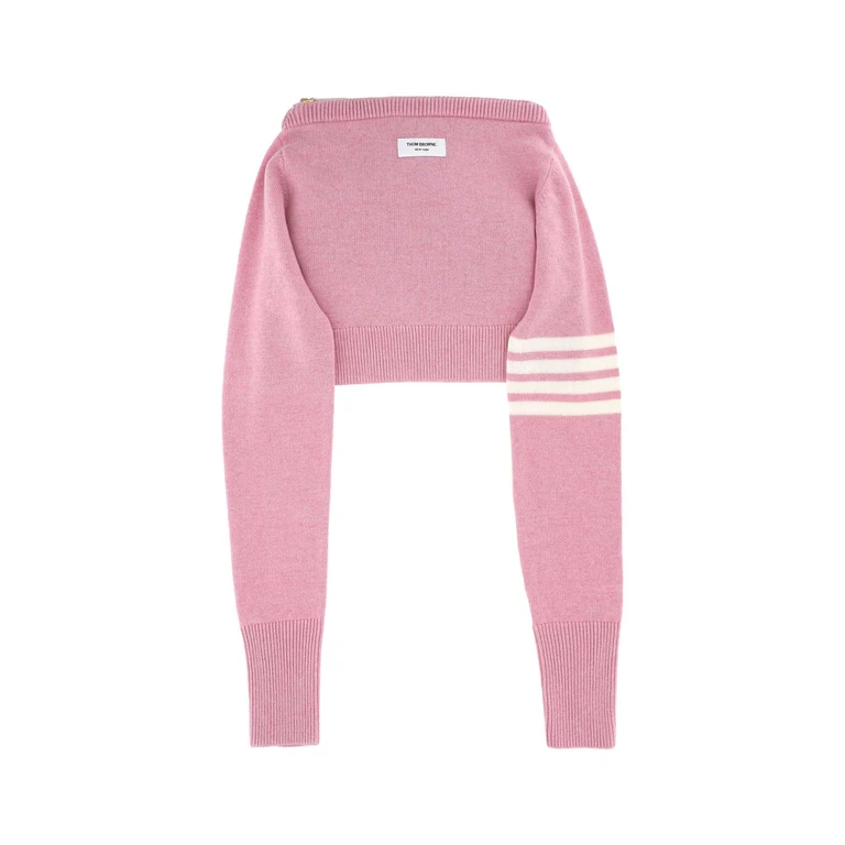 Thom Browne Pink Wool Clutch