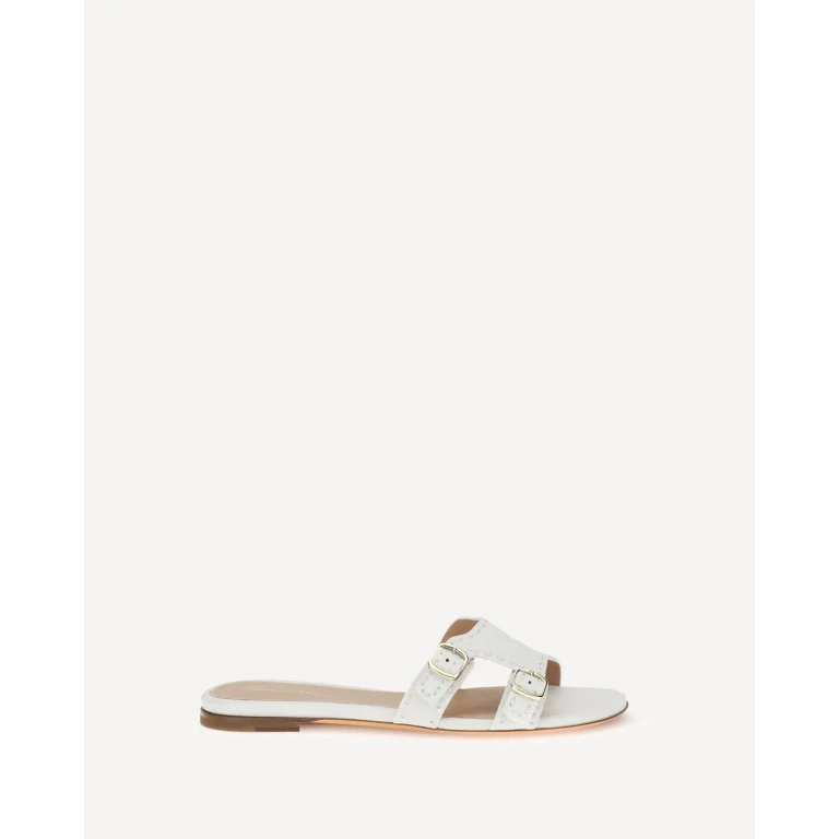 SANTONI Low leather Sandals Female 36.5