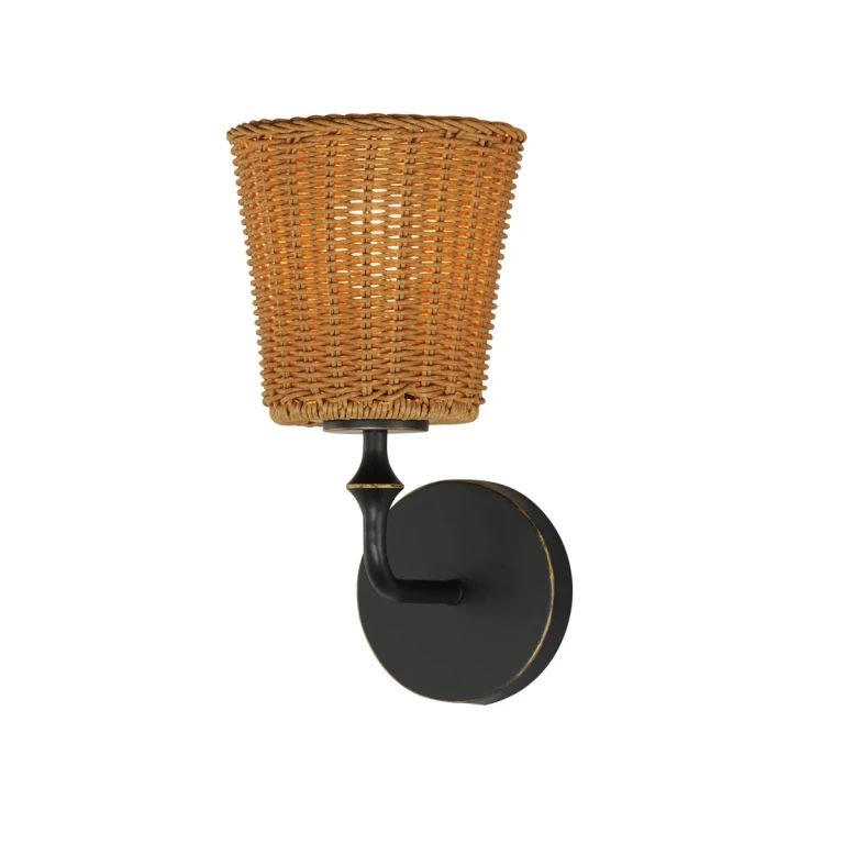 Dark Bronze Wall Sconce from the Baja Collection