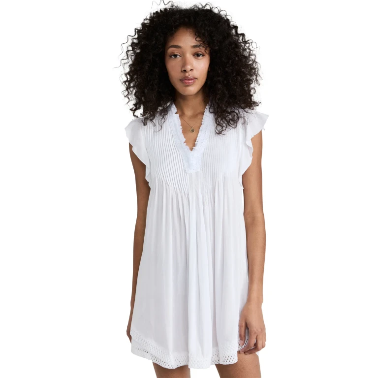 Poupette St Barth Sasha Mini Dress White S