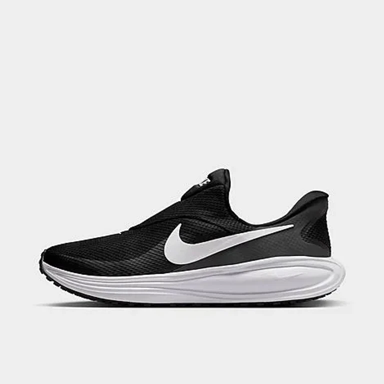 Men's Revolution 8 EasyOn Running Shoes in Black/Anthracite/Wolf Grey Size: 7.5